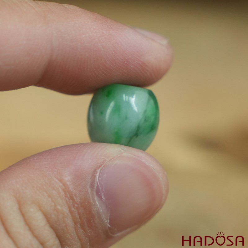 Lu thống Cẩm Thạch xanh lí hạt bầu 10-12mm