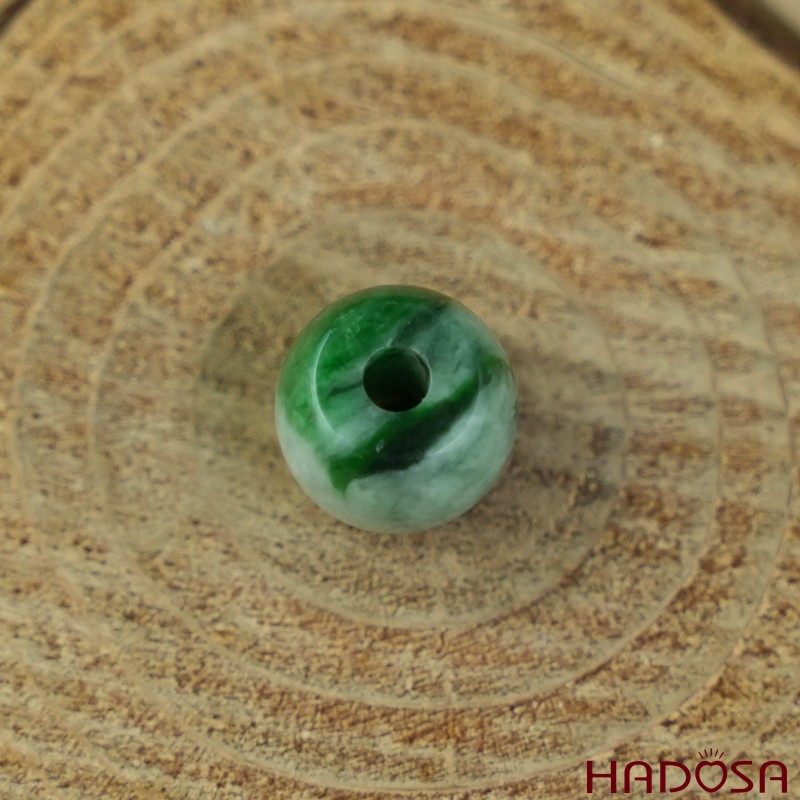 Lu thống Cẩm Thạch xanh vân hạt bầu 10mm