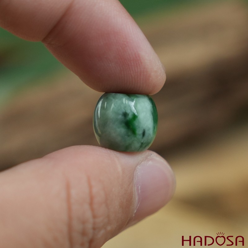 Lu thống Cẩm Thạch xanh vân hạt bầu 10mm