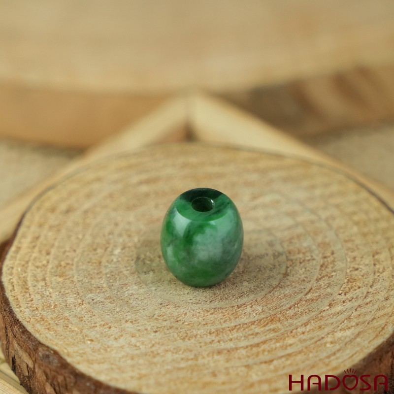 Lu thống Cẩm Thạch xanh đậu hạt bầu 10-12mm