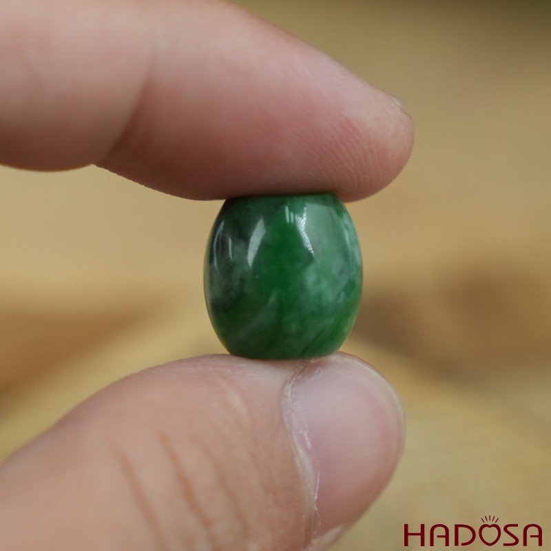 Lu thống Cẩm Thạch xanh đậu hạt bầu 10-12mm