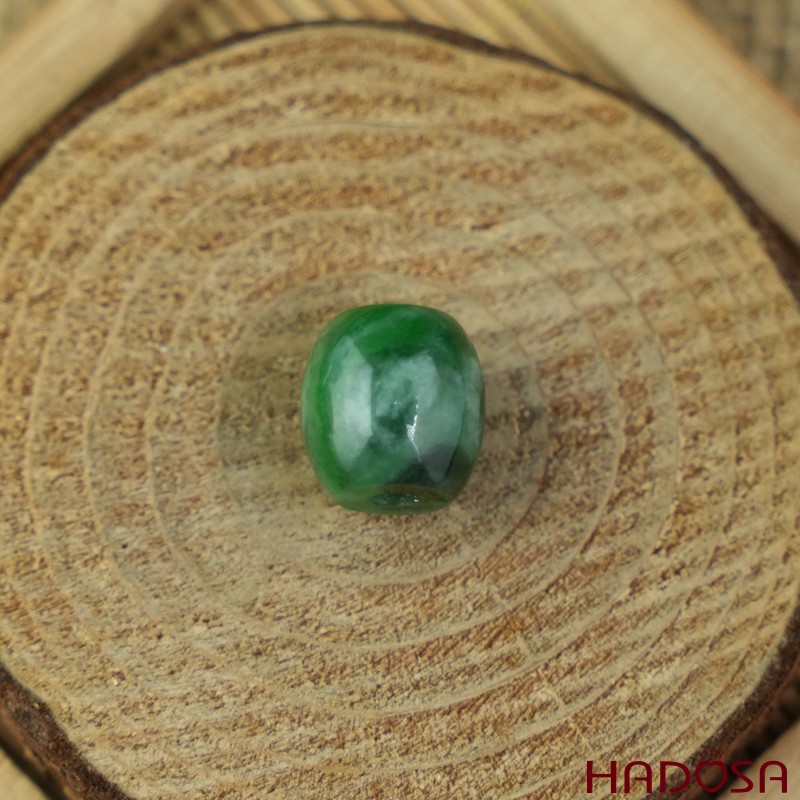 Lu thống Cẩm Thạch xanh đậu hạt bầu 10-12mm