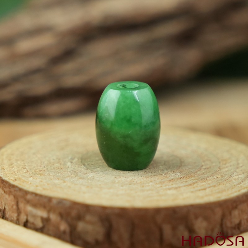 Lu thống Cẩm Thạch xanh sơn thủy 14x17mm