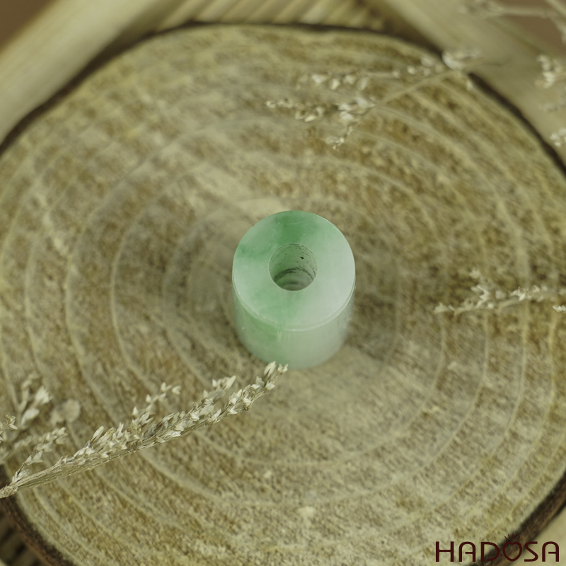 Lu thống Cẩm Thạch xanh lý 11x16mm