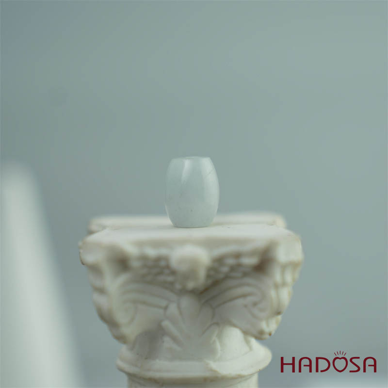 Lu thống Cẩm Thạch trắng môn 9x11mm