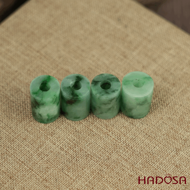 Lu thống Cẩm Thạch xanh lý 11x14mm