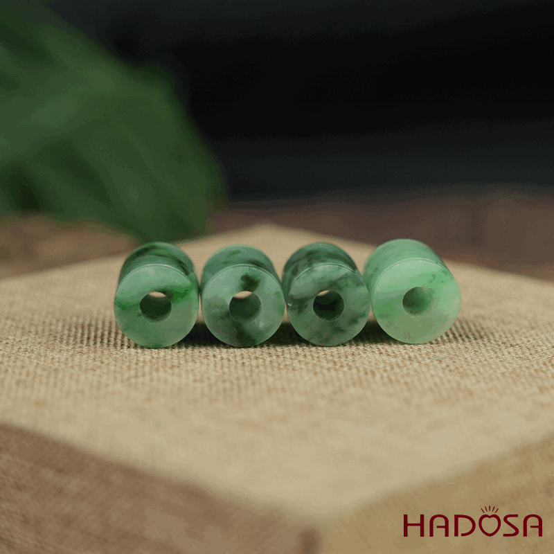 Lu thống Cẩm Thạch xanh lý 11x14mm