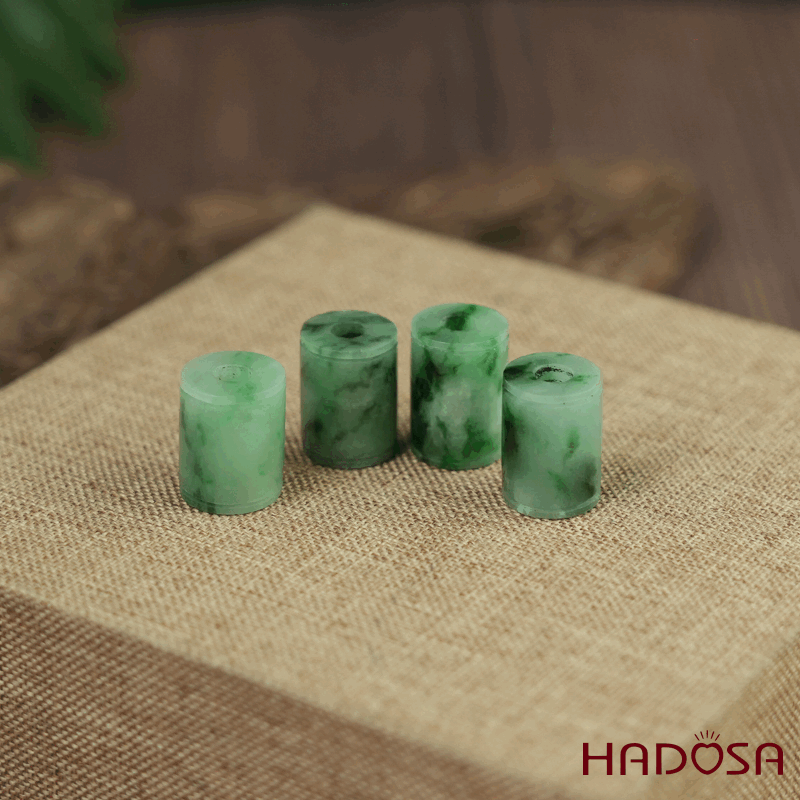 Lu thống Cẩm Thạch xanh lý 11x14mm