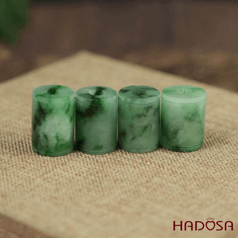 Lu thống Cẩm Thạch xanh lý 11x14mm