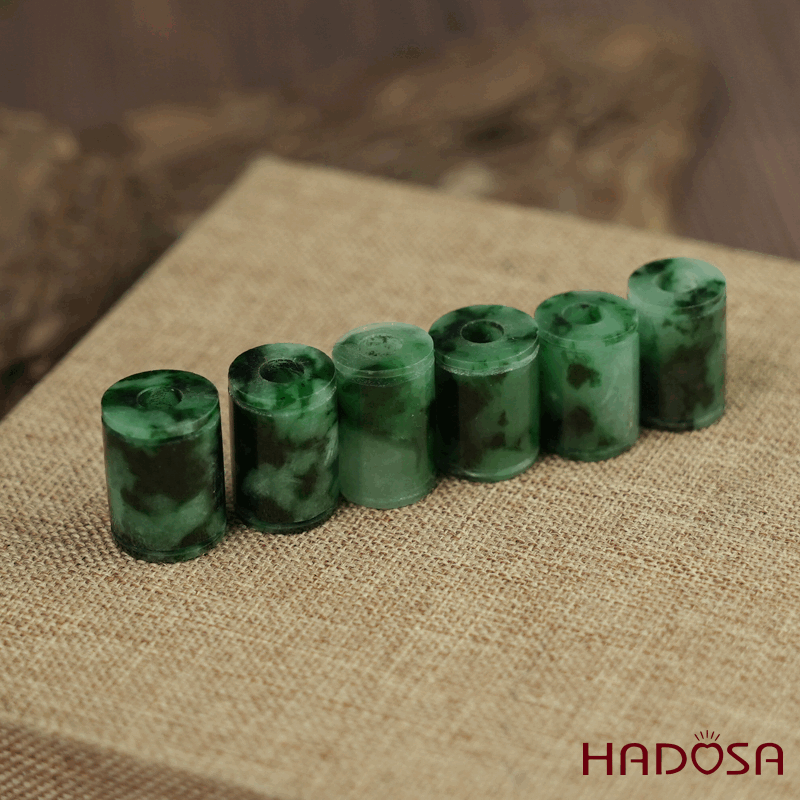 Lu thống Cẩm Thạch xanh vân lý đậm