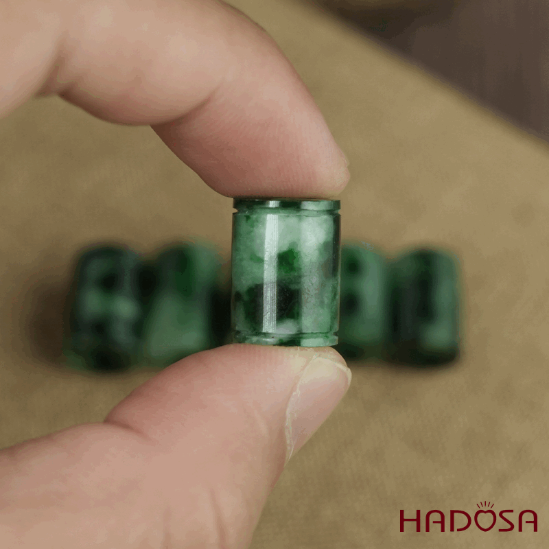 Lu thống Cẩm Thạch xanh vân lý đậm