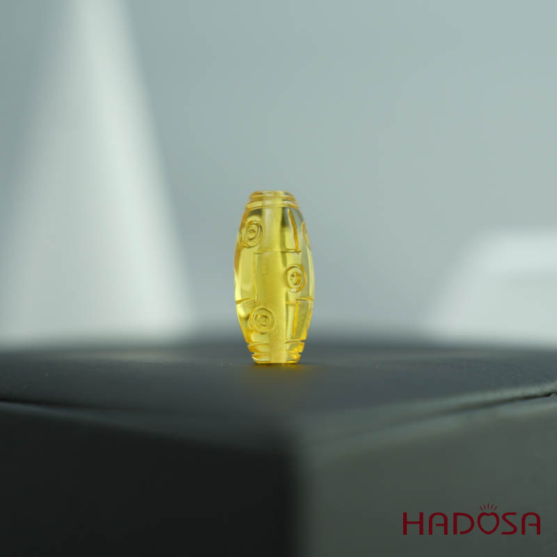 Lu thống hổ phách vàng sáng