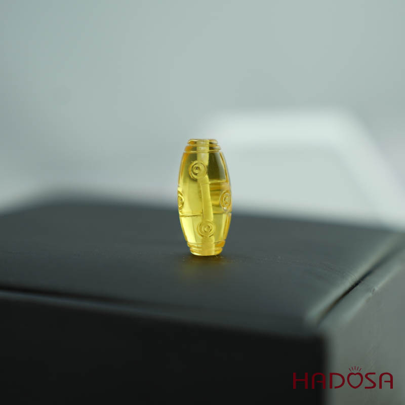 Lu thống hổ phách vàng sáng