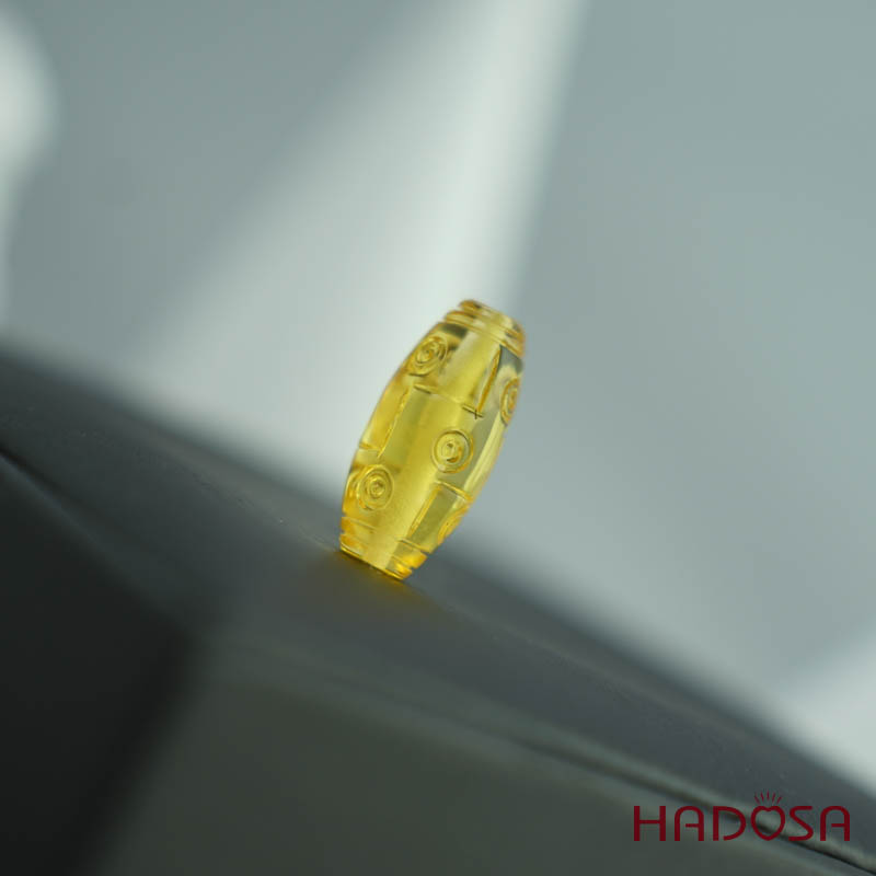 Lu thống hổ phách vàng sáng