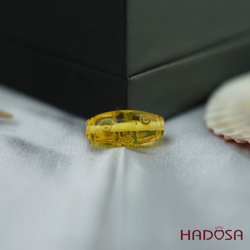 Lu thống hổ phách vàng sáng