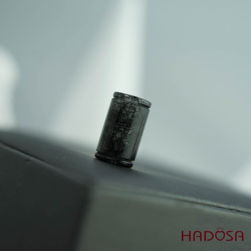 Lu thống Thạch anh tóc đen 10*17mm