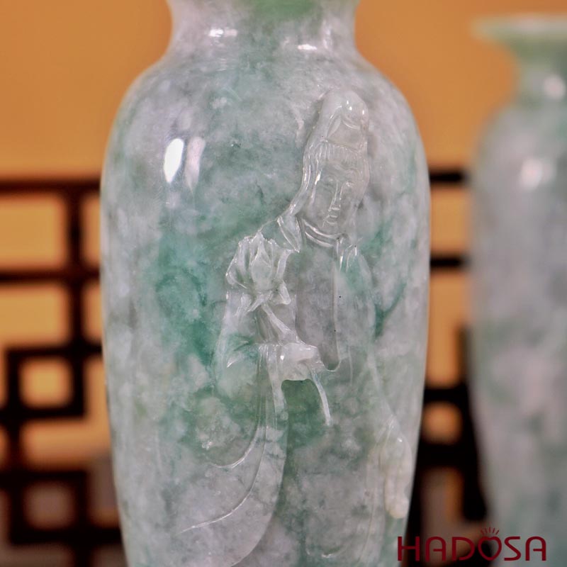 Lục bình cẩm thạch 16x5cm