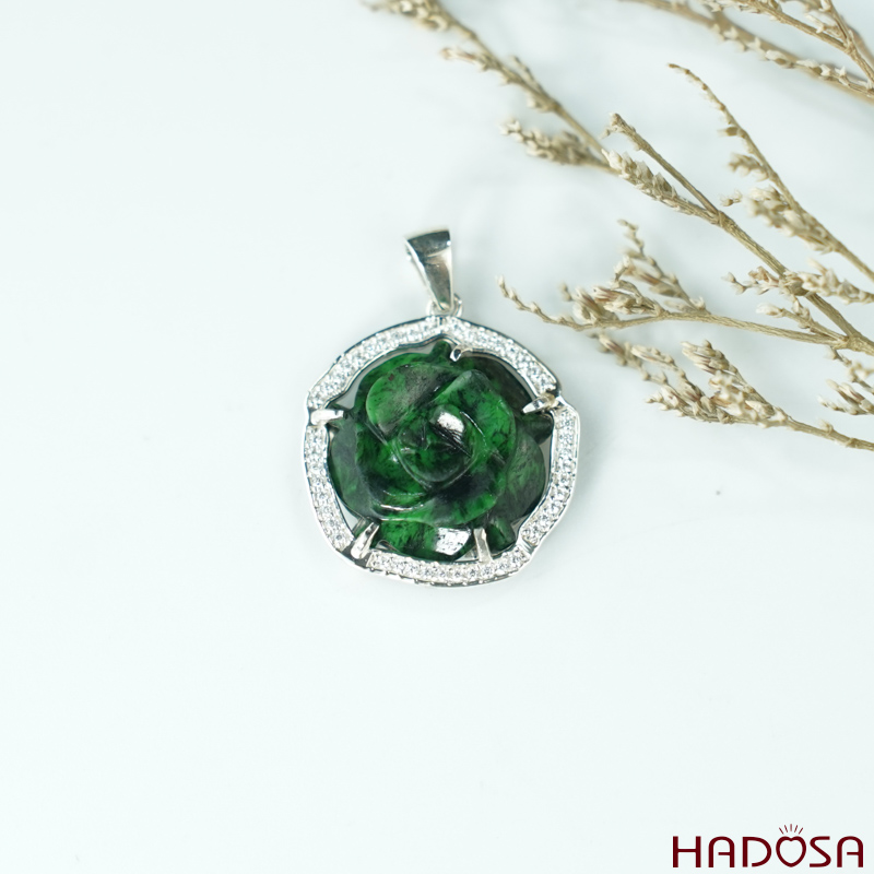 Cẩm thạch sơn thủy hoa mẫu đơn