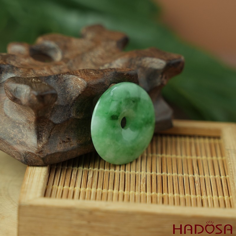 Mặt đồng điếu Cẩm Thạch vân lí bông 28mm