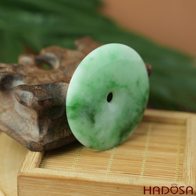 Mặt đồng điếu Cẩm Thạch vân lí bông 49mm