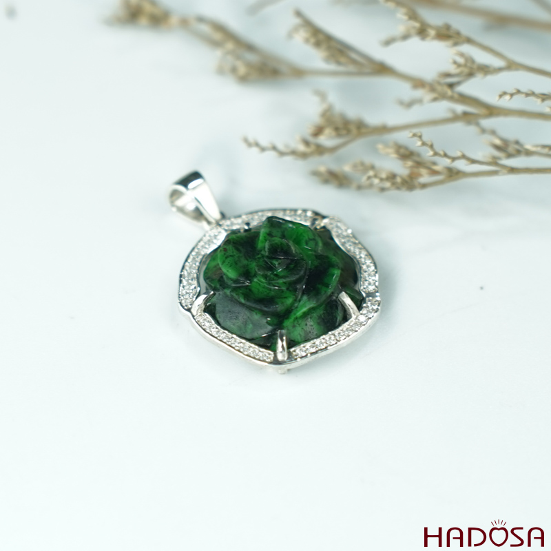 Cẩm thạch sơn thủy hoa mẫu đơn