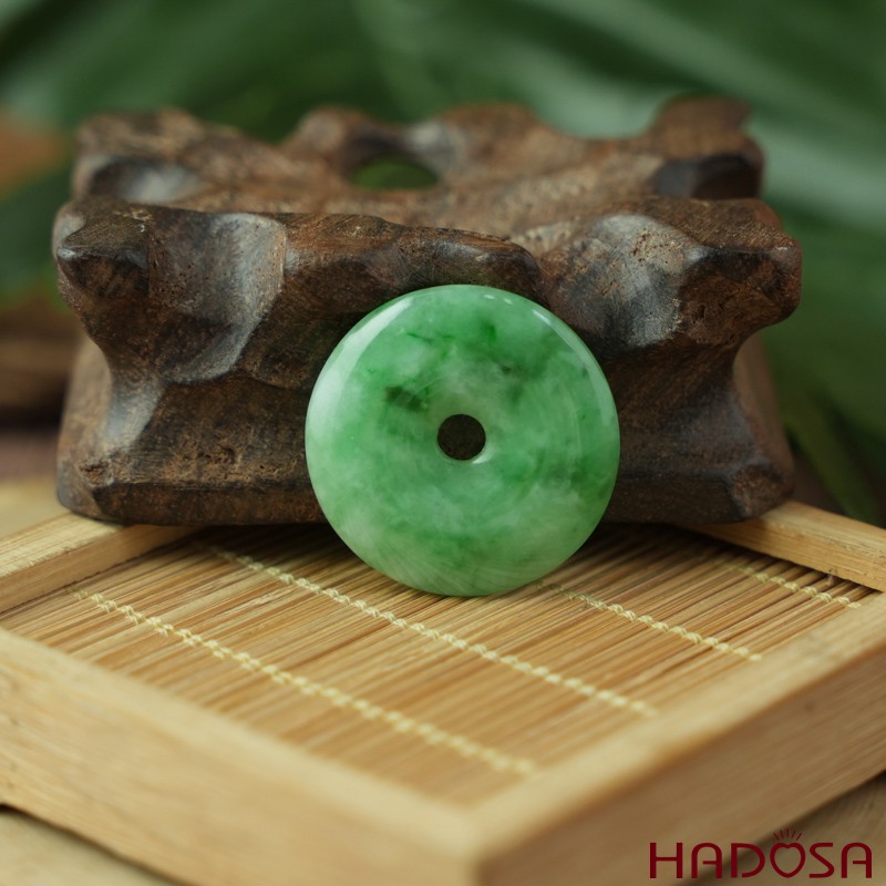 Mặt đồng điếu Cẩm Thạch vân lí bông 28mm