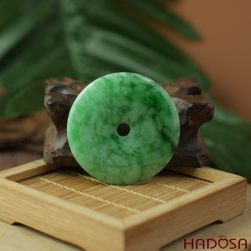 Mặt đồng điếu Cẩm Thạch vân lí bông 45mm