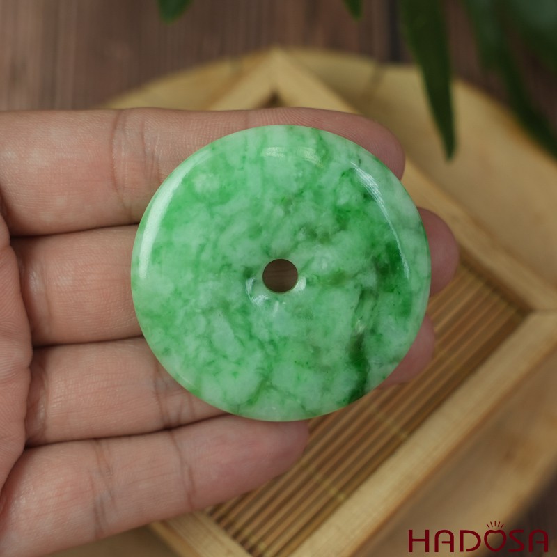 Mặt đồng điếu Cẩm Thạch vân lí bông 45mm