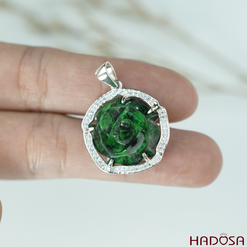 Cẩm thạch sơn thủy hoa mẫu đơn