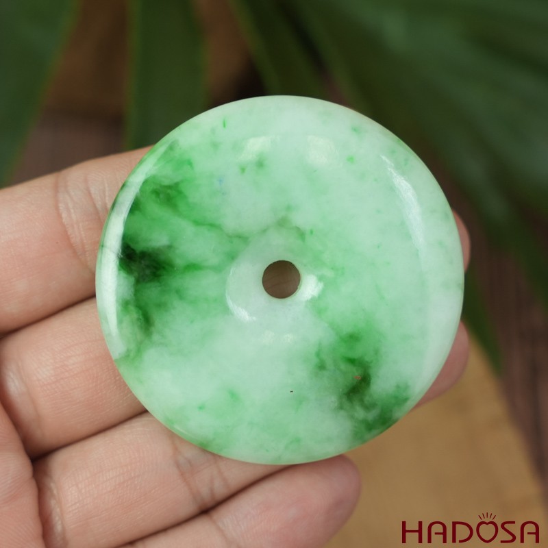 Mặt đồng điếu Cẩm Thạch vân lí bông 49mm