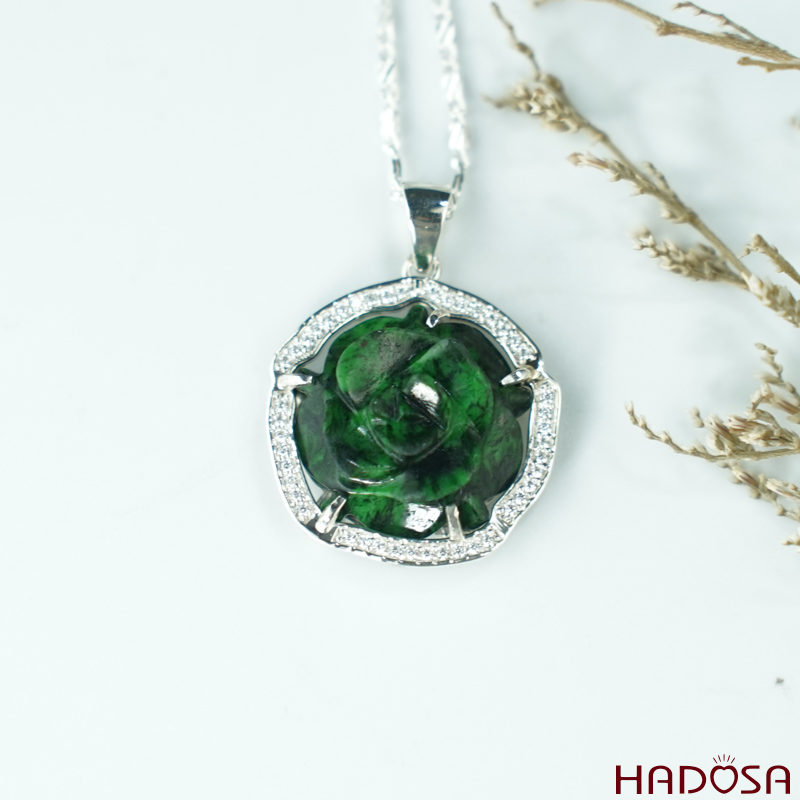 Cẩm thạch sơn thủy hoa mẫu đơn