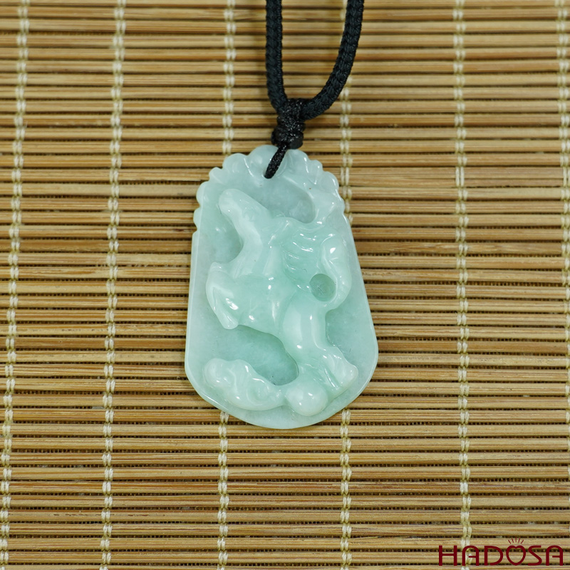 Mặt Cẩm Thạch A Tuổi Ngọ  37x24mm