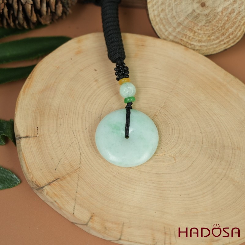 Mặt Dây chuyền Đồng Điếu Cẩm Thạch A Nếp chủng 28mm