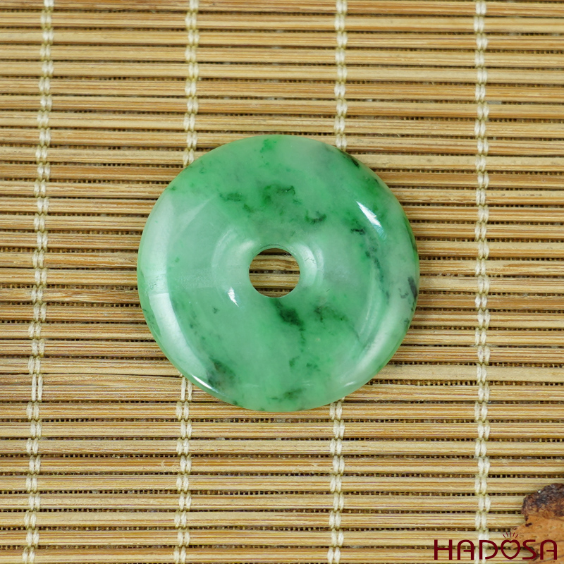 Mặt Cẩm Thạch đồng điếu xanh lý 32mm