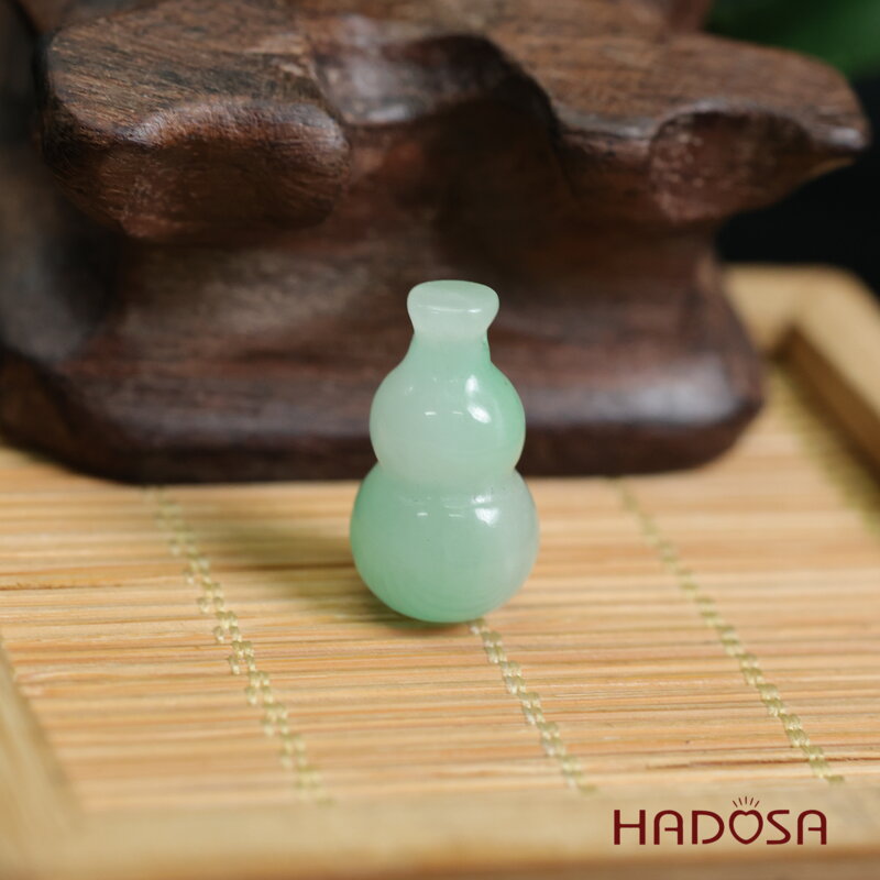 Mặt Cẩm Thạch hồ lô 19x10mm