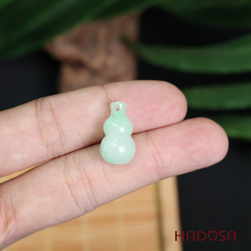 Mặt Cẩm Thạch hồ lô 19x10mm