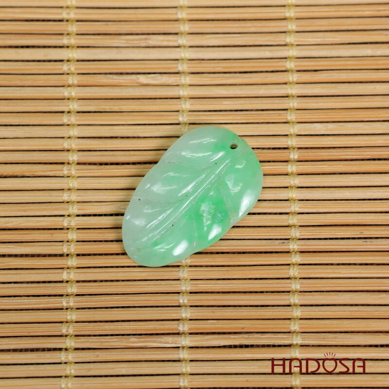 Mặt Cẩm Thạch lá 14x22mm