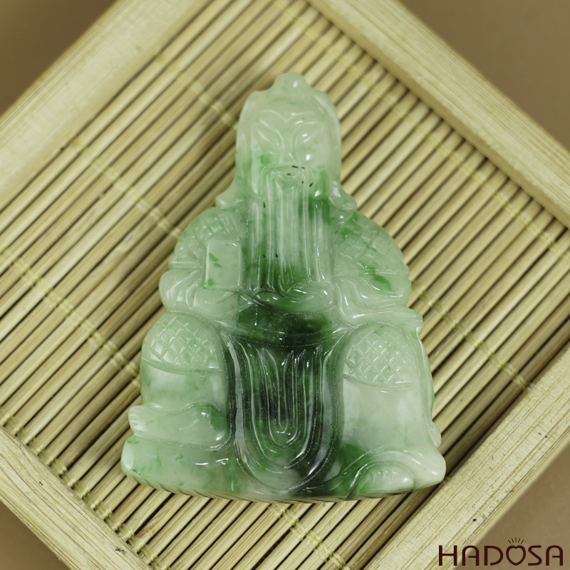 Mặt Cẩm Thạch Quan Công 37x51x7mm