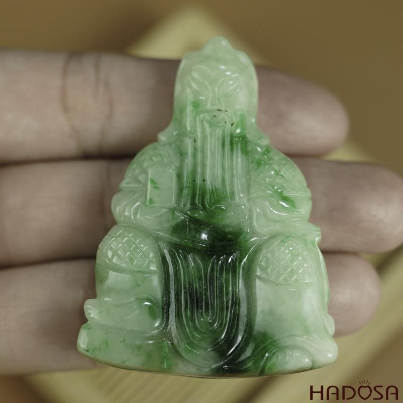 Mặt Cẩm Thạch Quan Công 37x51x7mm