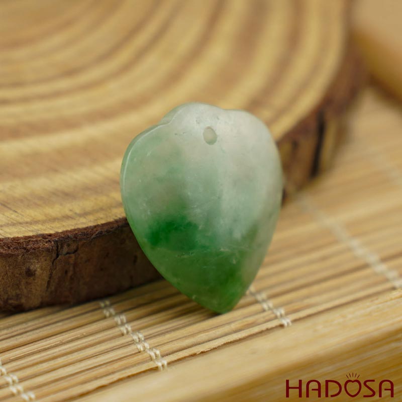 Mặt Cẩm Thạch trái tim 20*23*5mm