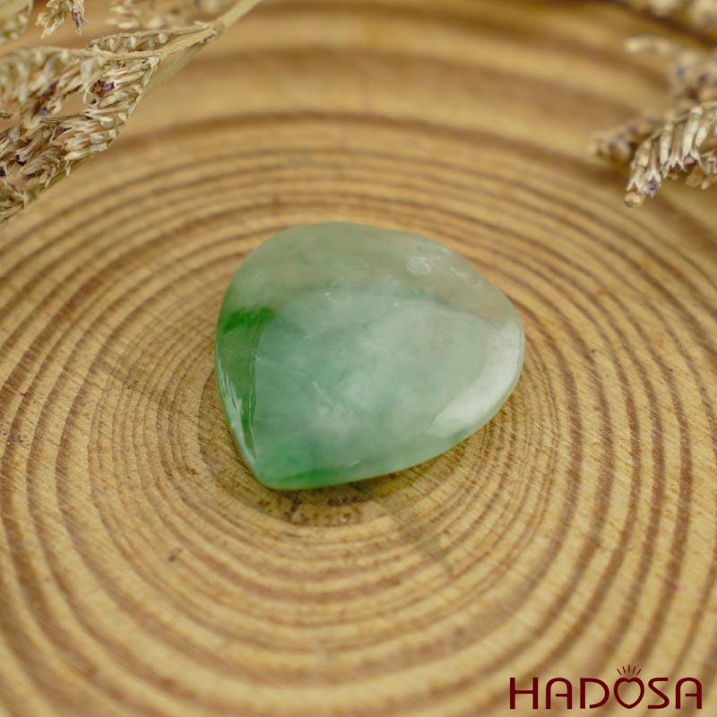 Mặt Cẩm Thạch trái tim 20*23*5mm