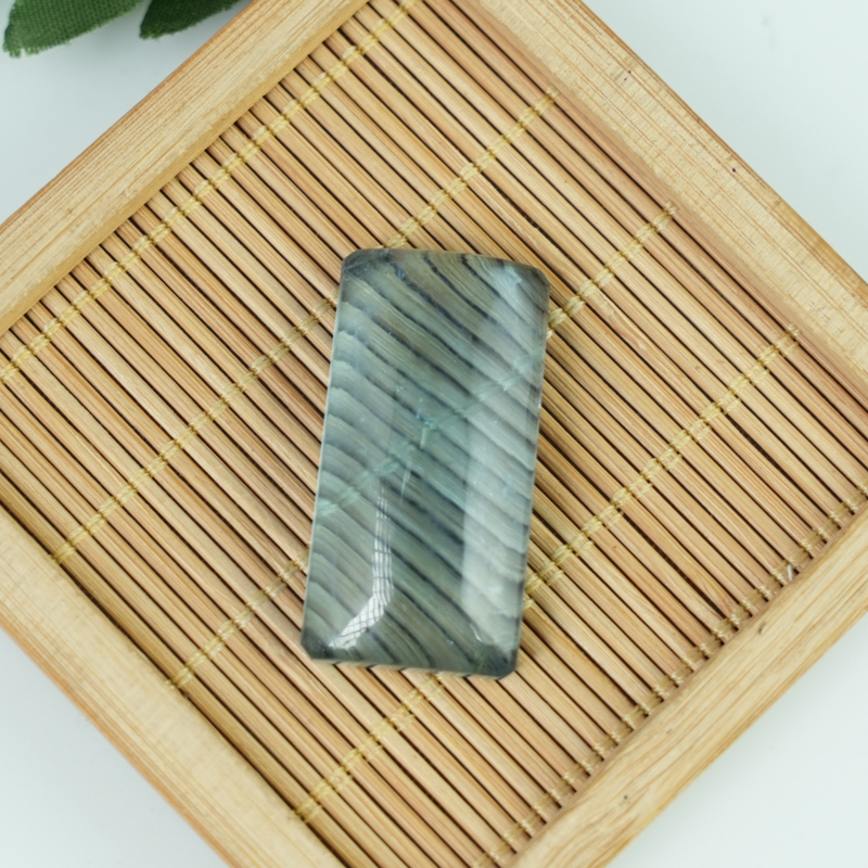 Mặt chữ nhật cab Aquamarine chuẩn 8A 18mmx26mm