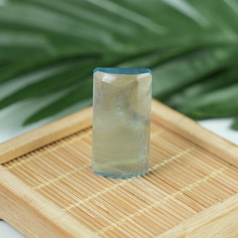 Mặt chữ nhật cab Aquamarine chuẩn 8A 18mmx26mm