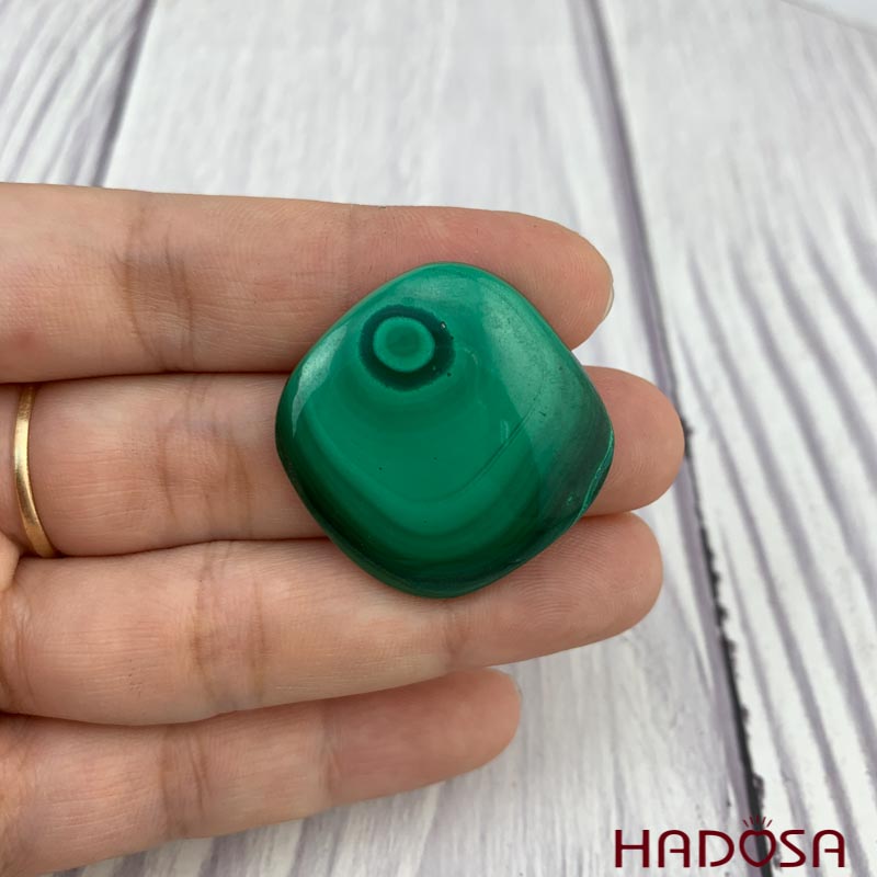 Mặt đá Lông Công chuẩn 2A 28mm