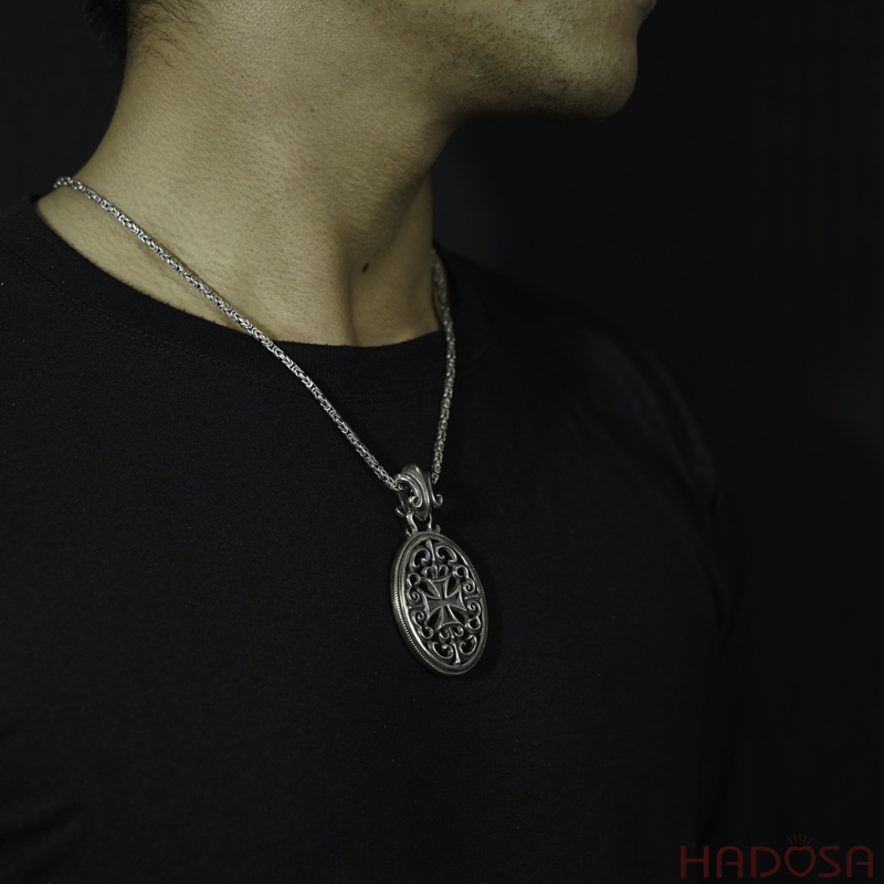 Mặt dây chuyền bạc nam Chrome Heart