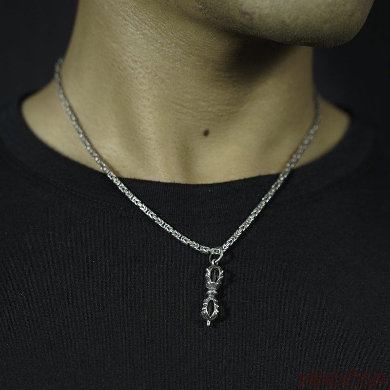 Mặt dây chuyền bạc nam