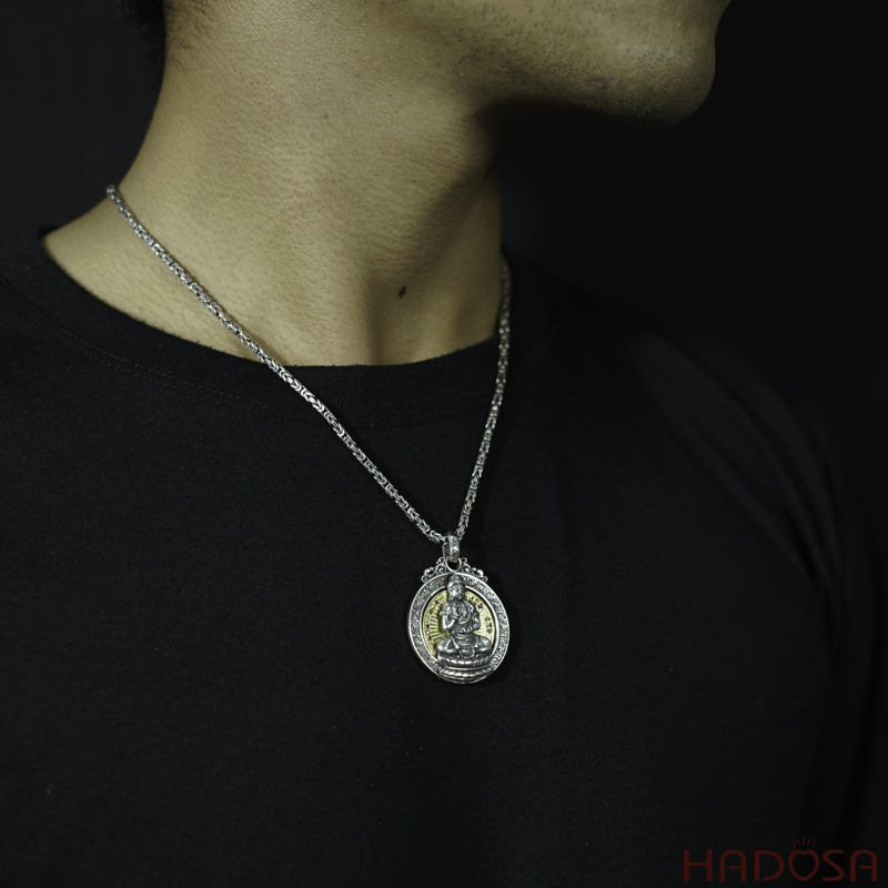Mặt dây chuyền bạc Thái Adida