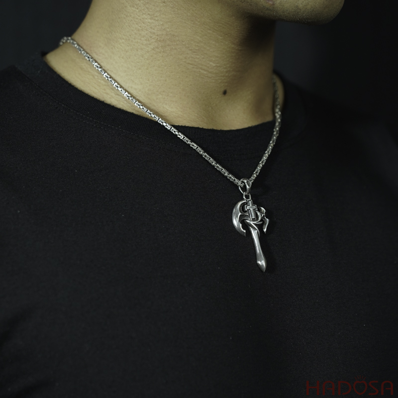 Mặt dây chuyền bạc Thái cho nam