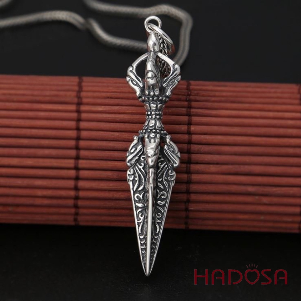 Mặt dây chuyền bạc Thái Dao Phổ Ba