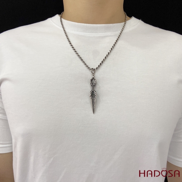 Mặt dây chuyền bạc Thái Dao Phổ Ba